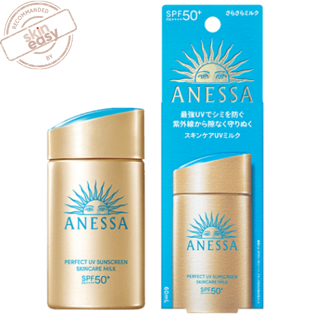 Anessa Lait solaire soin de la peau parfait SPF50+ crème solaire sans traces